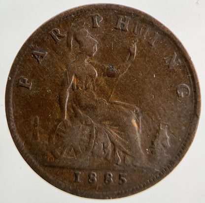 1885 Victoria Farthing Coin | Collectable Grade