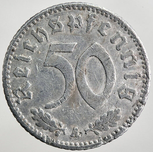 1939 - A Germany Nazi 50 Pfennig Coin | Collectable Grade | a1977