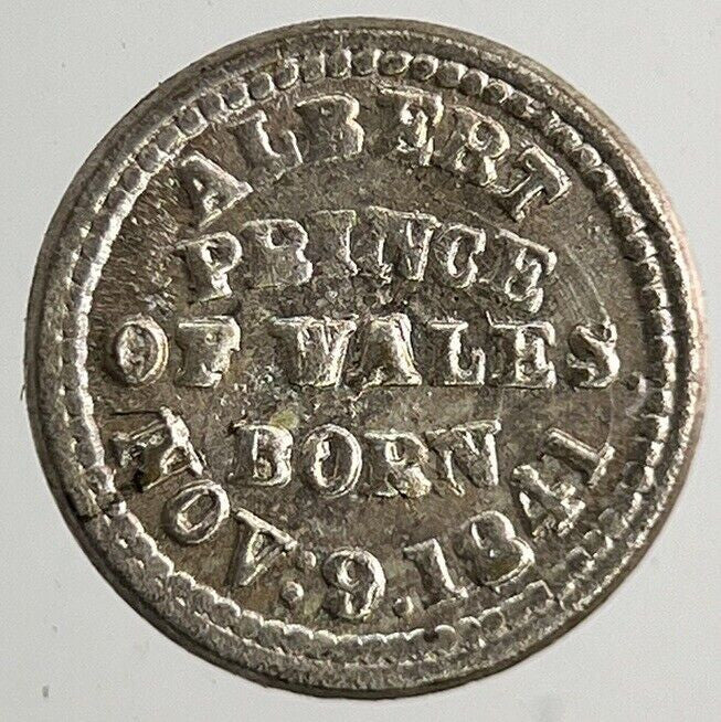 British Very Small Albert Prince Of Wales Token Coin | Fine Collectable Grade