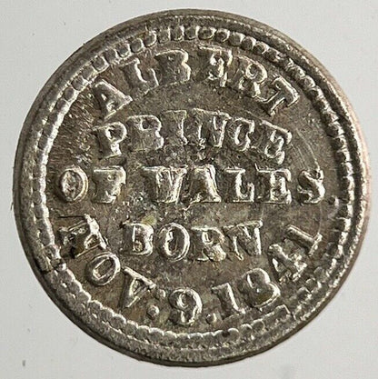 British Very Small Albert Prince Of Wales Token Coin | Fine Collectable Grade
