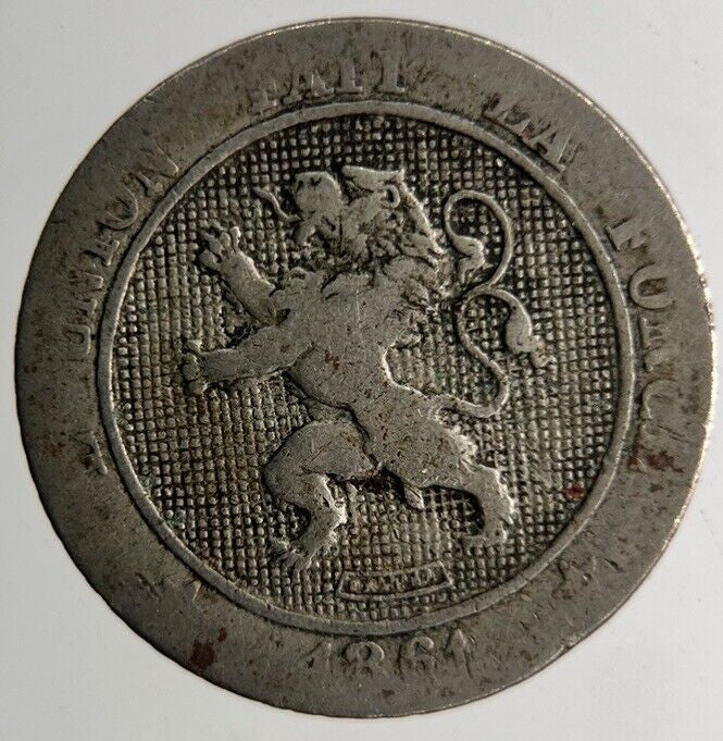 1864 Belgium 5 Centimes Coin | Collectable Grade