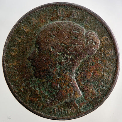 1856 Victoria Half-Penny Coin | Collectable Grade