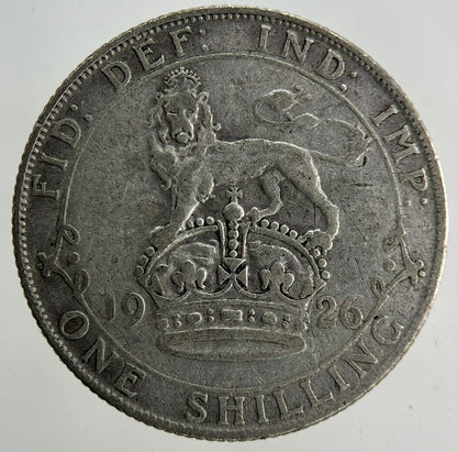 1926 George V Shilling Silver Coin | Collectable Grade