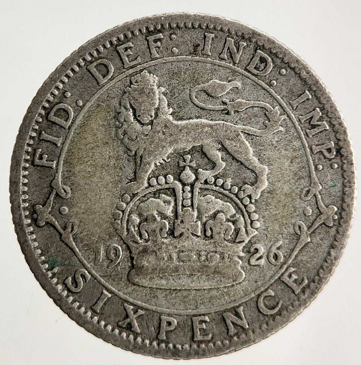 1926 George V Sixpence Silver Coin | Collectable Grade