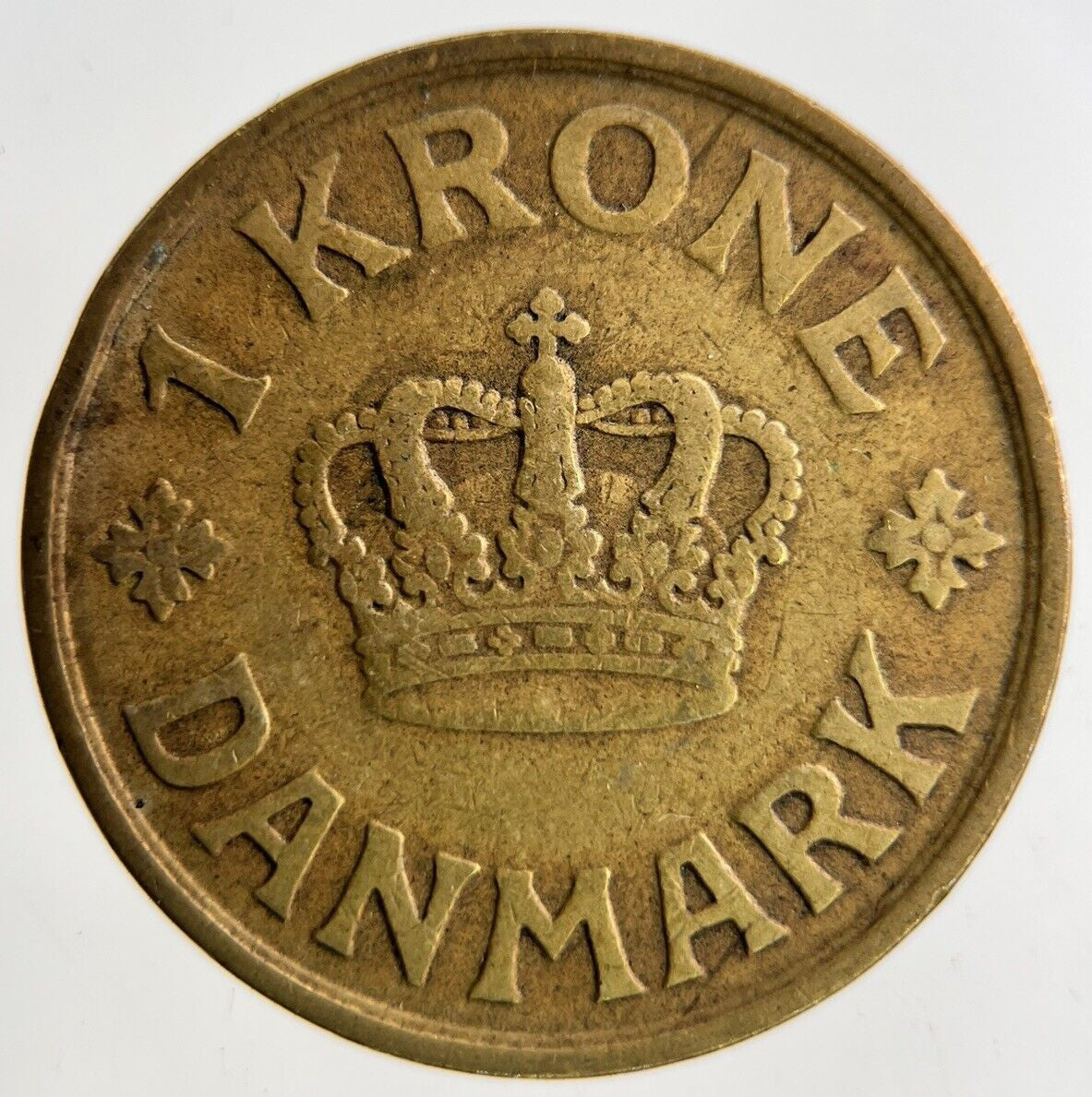 1926 Denmark 1 Krone Coin | Fine Collectable Grade