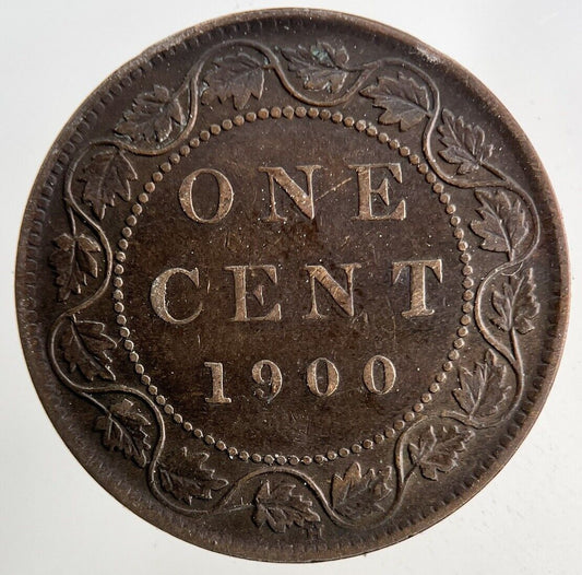 1900 Canada 1 Cent Coin | Fine Collectable Grade