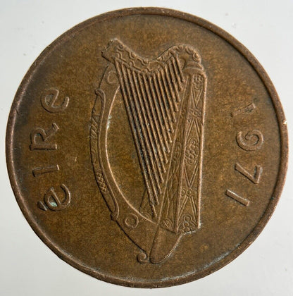 1971 Irish 2p Two - Pence Coin | Fine Collectable Grade