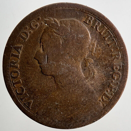 1885 Victoria Farthing Coin | Collectable Grade | a3403