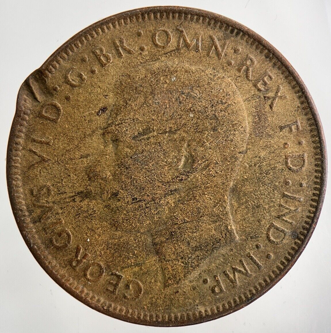 1944 George VI One Penny Coin | Collectable Grade