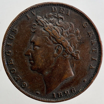 1826 George IV Farthing Coin | Fine Collectable Grade | a6015