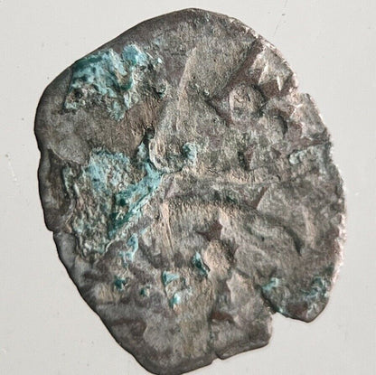 Old Medieval Crusades Hammered Cross Silver Coin | Collectable Grade | a4407