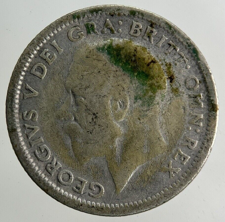1926 George V Sixpence Silver Coin | Fair Grade