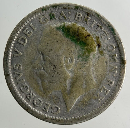 1926 George V Sixpence Silver Coin | Fair Grade