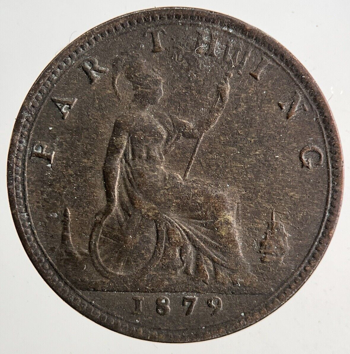 1879 Victoria Farthing Coin | Fine Collectable Grade