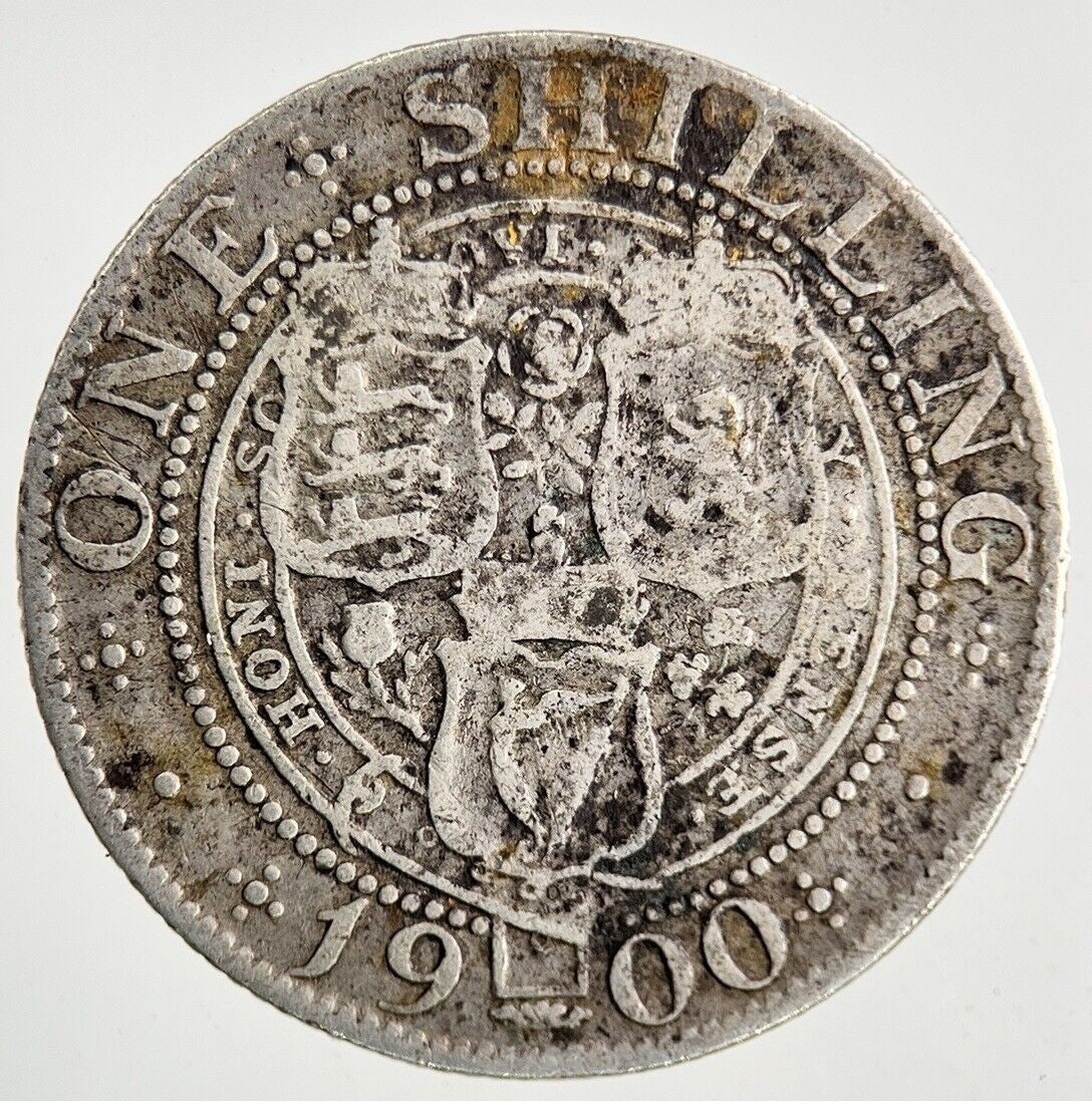 1900 Victoria Shilling Silver Coin | Fine Collectable Grade