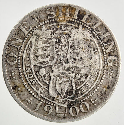 1900 Victoria Shilling Silver Coin | Fine Collectable Grade