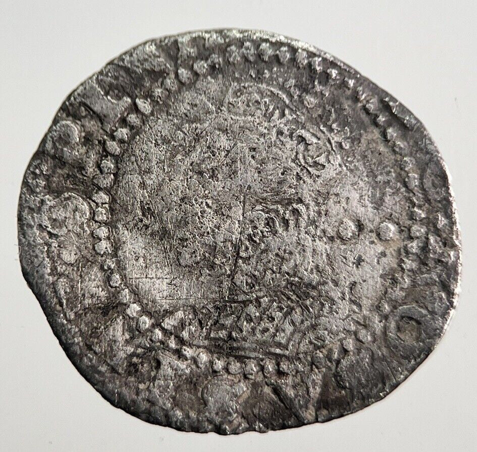 Elizabeth I 1st Spink Half - Groat Silver Hammered Coin | Collectable Grade a2746