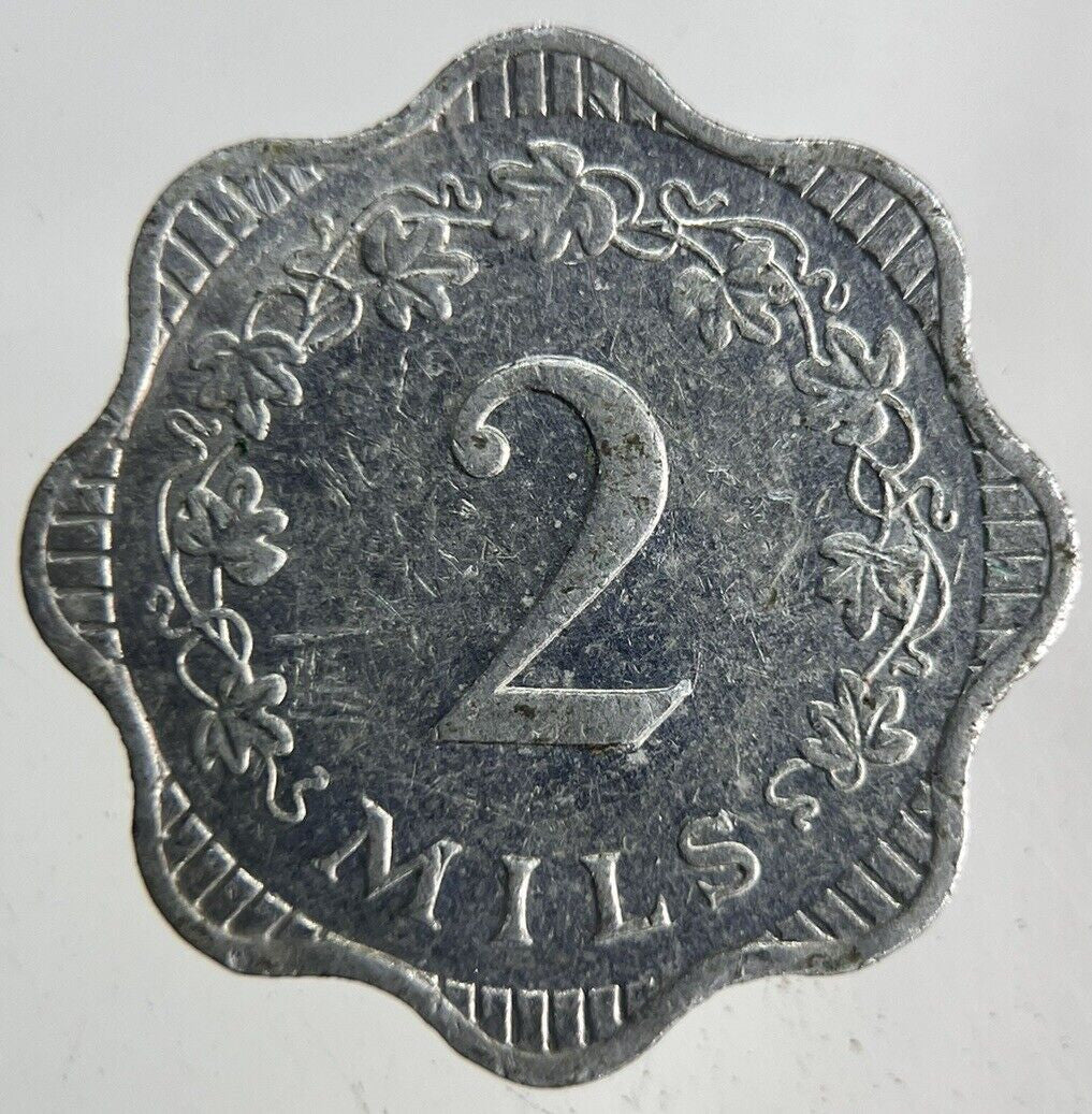 1972 Malta 2 Mils Coin | Fine Collectable Grade