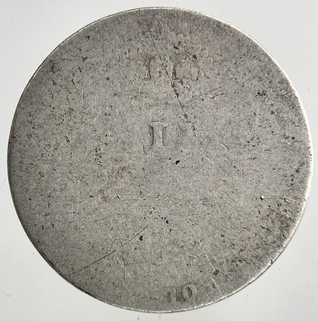 1910 Edward VII Sixpence Silver Coin | Worn Grade