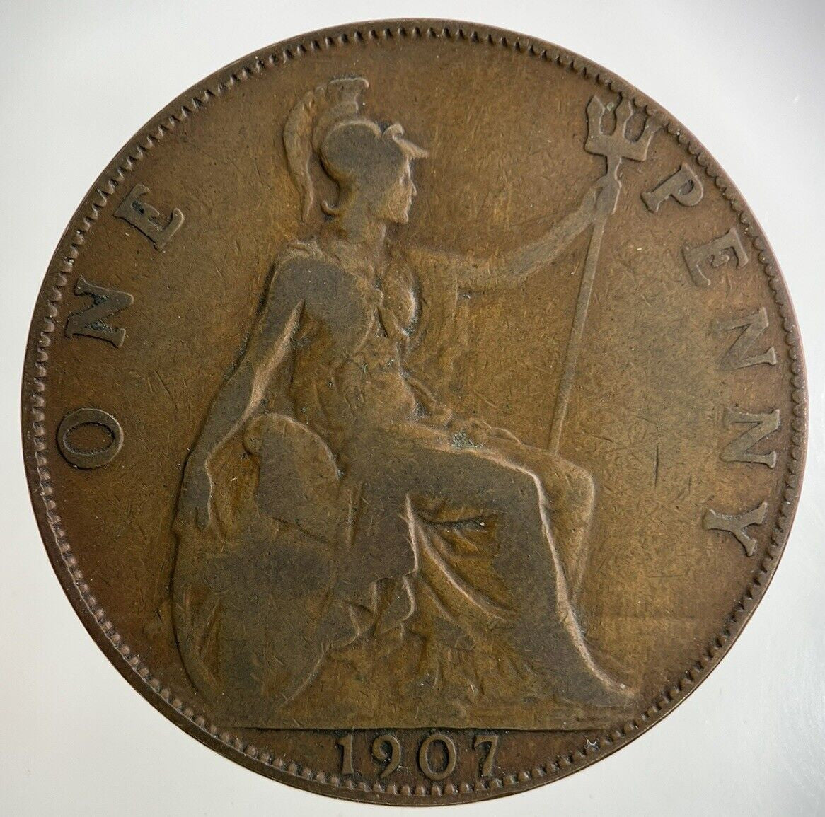 1907 Edward VII One Penny Coin | Collectable Grade