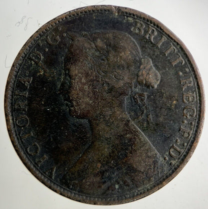 1862 Victoria Half - Penny Coin | Collectable Grade