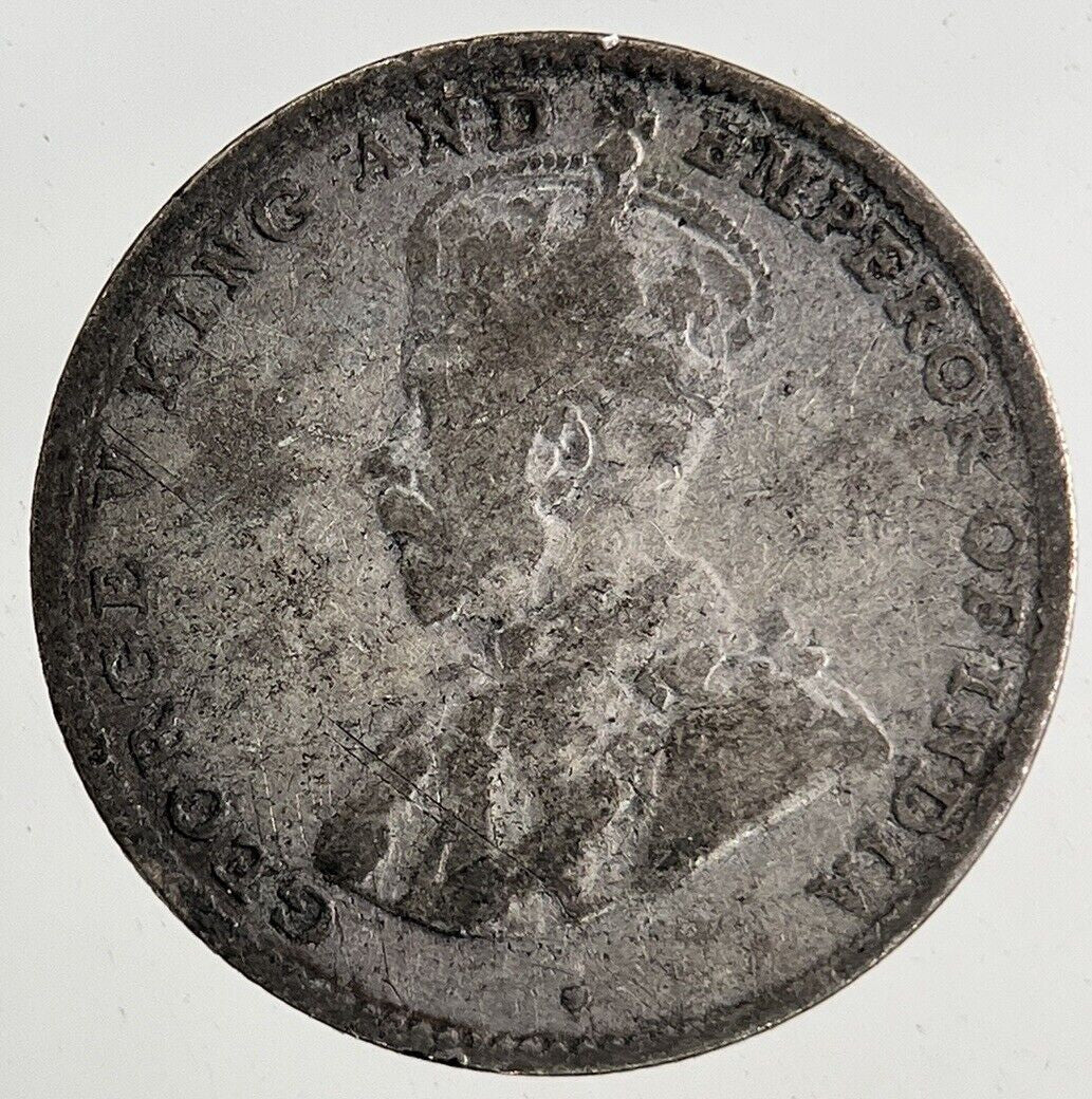 1920 Ceylon 10 Cents Silver Coin | Collectable Grade