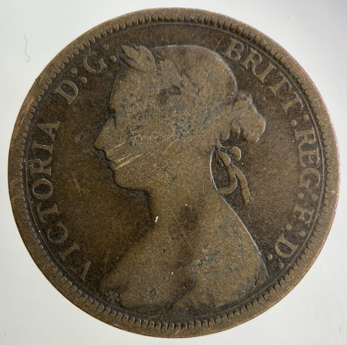 1889 Victoria Half - Penny Coin | Collectable Grade