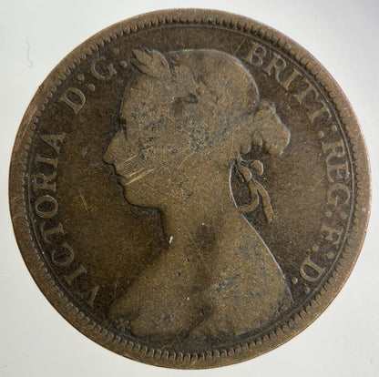 1889 Victoria Half - Penny Coin | Collectable Grade