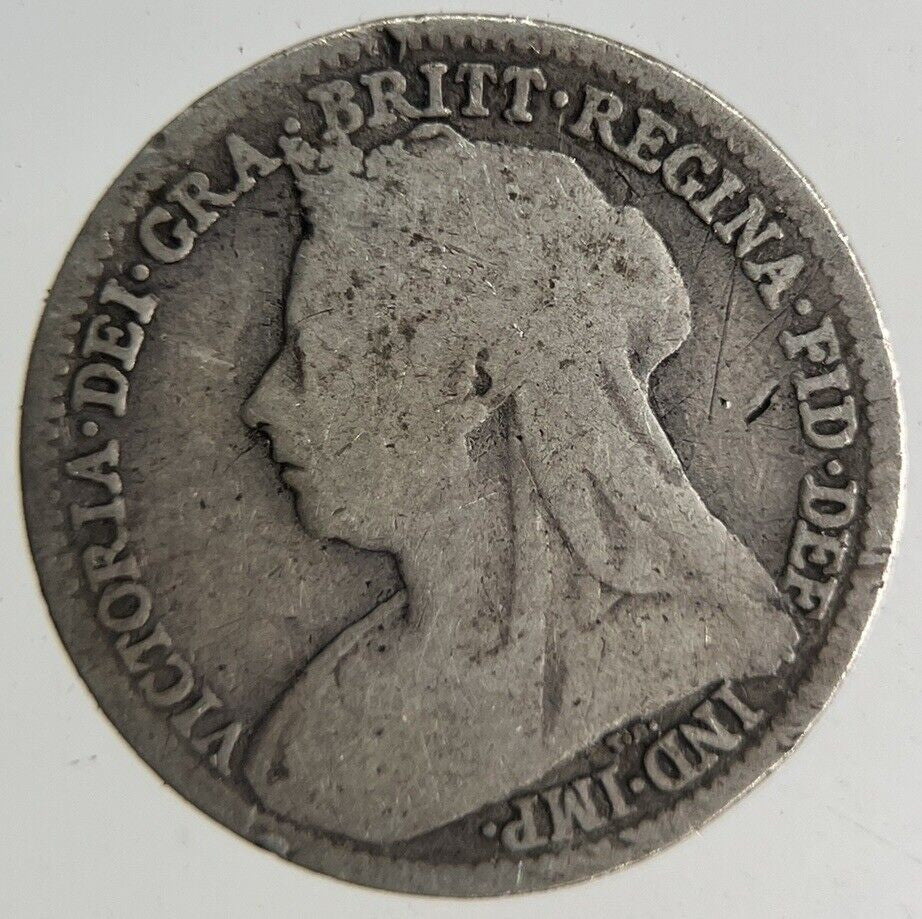 1894 Victoria Threepence Silver Coin | Collectable Grade