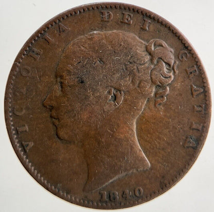 1840 Victoria Farthing Coin | Collectable Grade