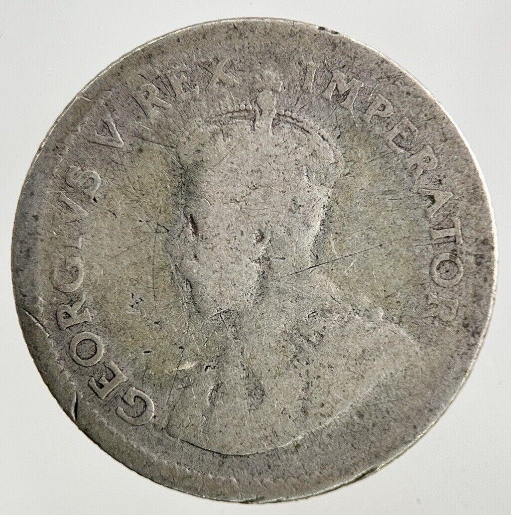 1934 South Africa Sixpence Silver Coin | Fair Grade