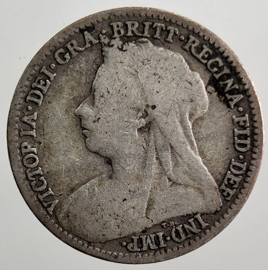 1896 Victoria Threepence Silver Coin | Collectable Grade | a7221