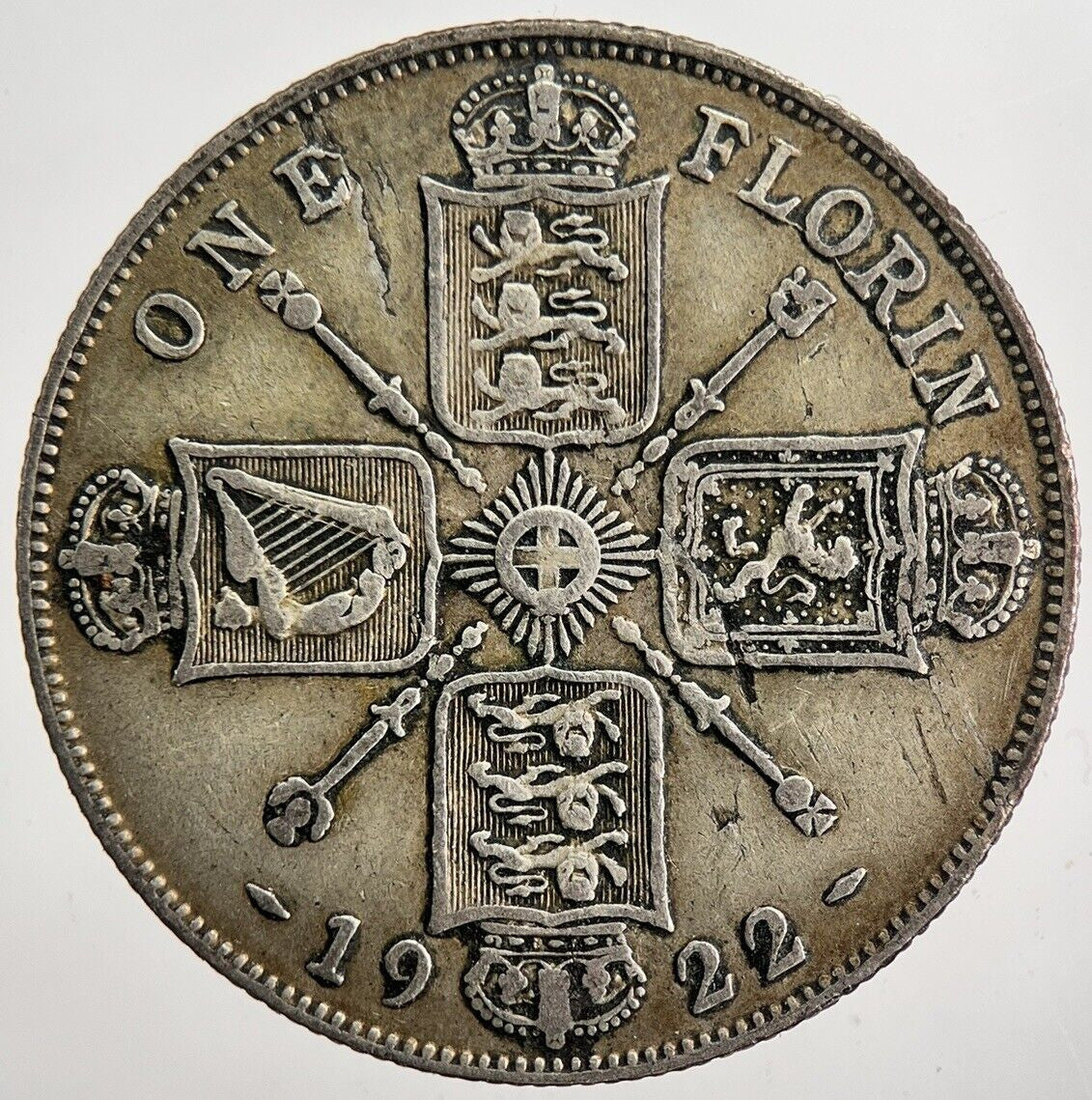 1922 George V Florin Silver Coin | Collectable Grade | a5759