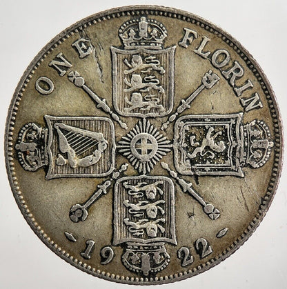1922 George V Florin Silver Coin | Collectable Grade | a5759