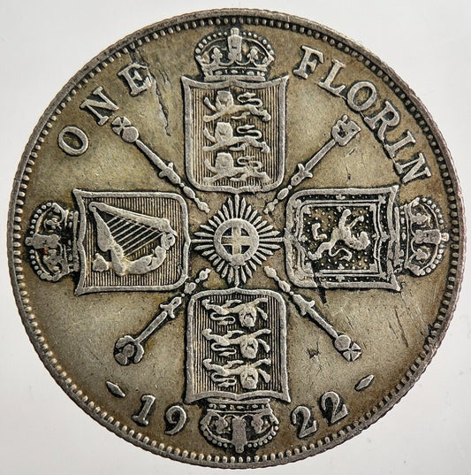 1922 George V Florin Silver Coin | Collectable Grade | a5759