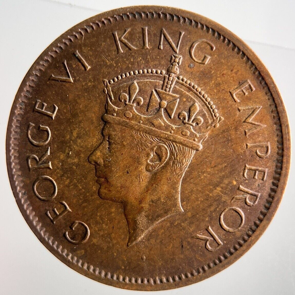 1940 India Quarter 1/4 Anna Coin | Very High Grade | a4121