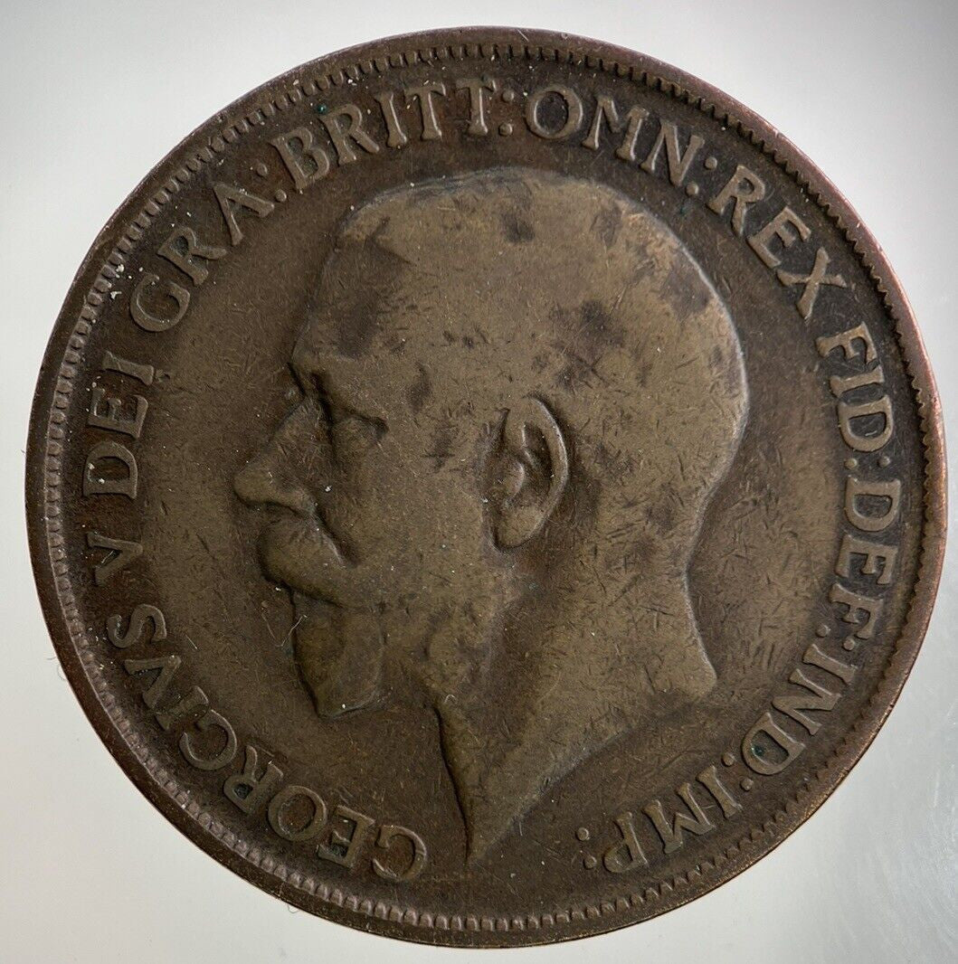 1912 - H George V One Penny Coin | Collectable Grade