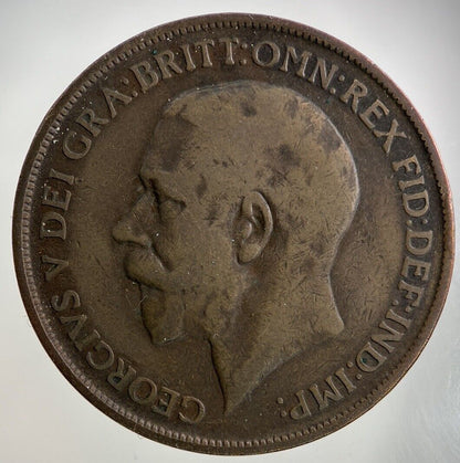 1912 - H George V One Penny Coin | Collectable Grade