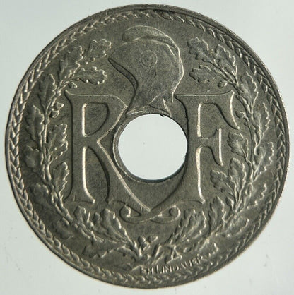 1936 France 5 Centimes Coin | Fine Collectable Grade