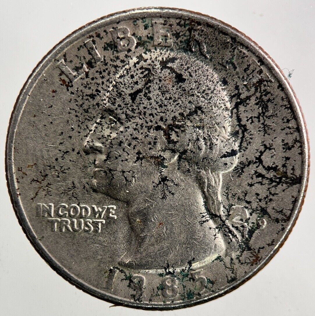 1985 US USA Quarter Dollar Coin | Fine Collectable Grade