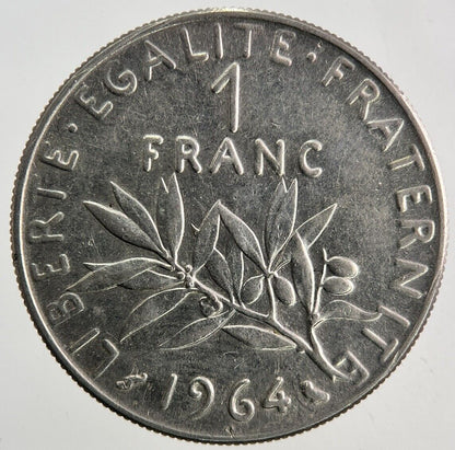 1964 France 1 Franc Coin | Fine Collectable Grade