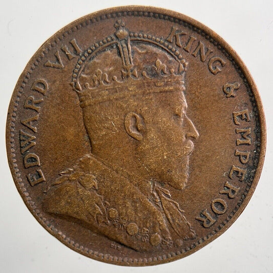 1909 Jersey 1/24th Of A Shilling Coin | Fine Collectable Grade | a5939