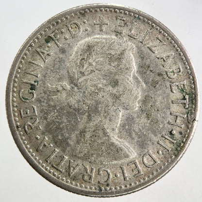 1957 Australia Florin Silver Coin | Very High Grade