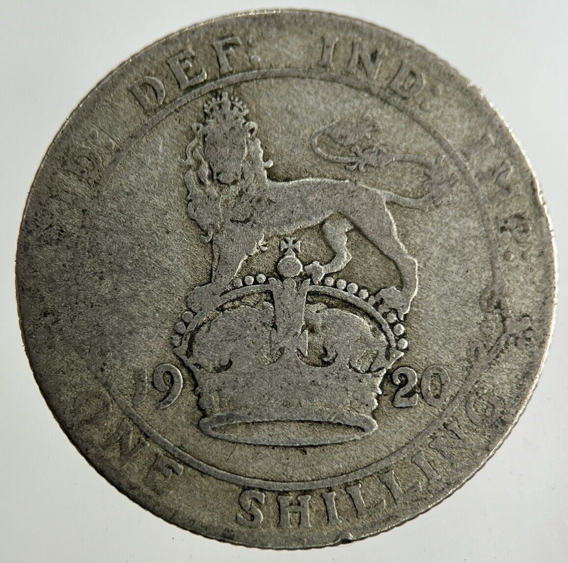 1920 George V Shilling Silver Coin | Collectable Grade
