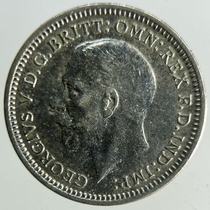 1933 George V Threepence Silver Coin | Fine Collectable Grade