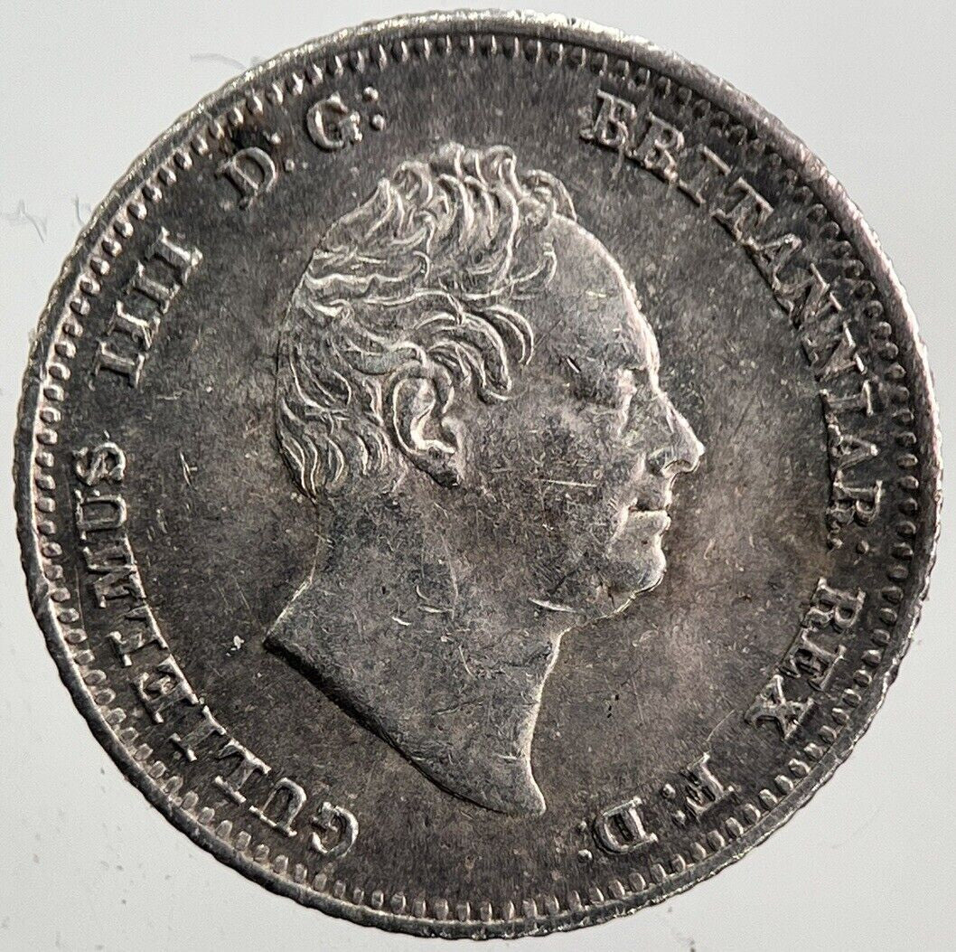 1836 William IV Four - Pence Silver Coin | Very Fine Grade | a5971