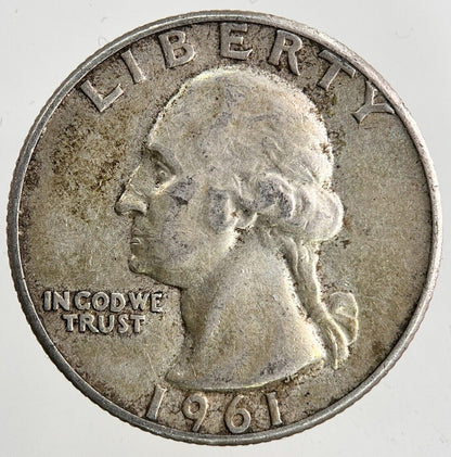 1961 US USA Quarter Dollar Silver Coin | Fine Collectable Grade