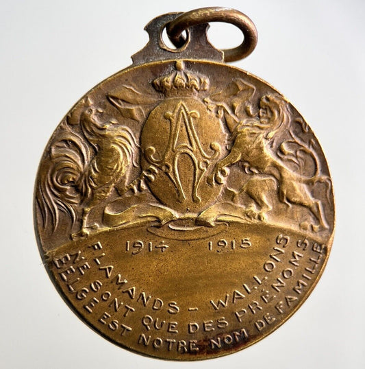 1914 - 1945 France Flamands Wallons Medal | Collectable Grade