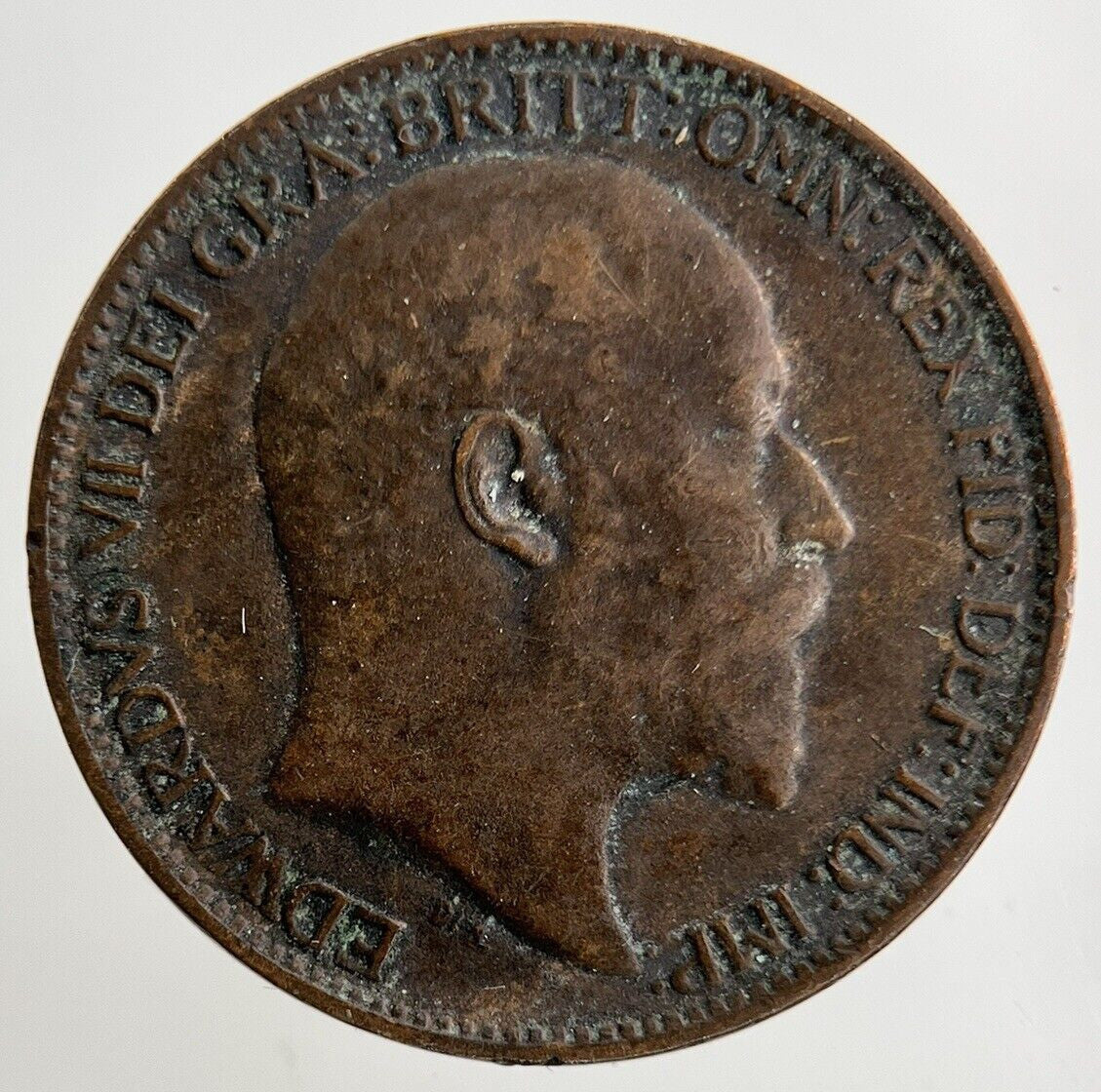 1902 Edward VII Farthing Coin | Very High Grade