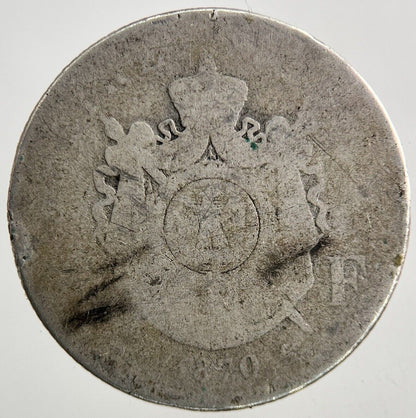 1860 France 1 Franc Silver Coin | Collectable Grade